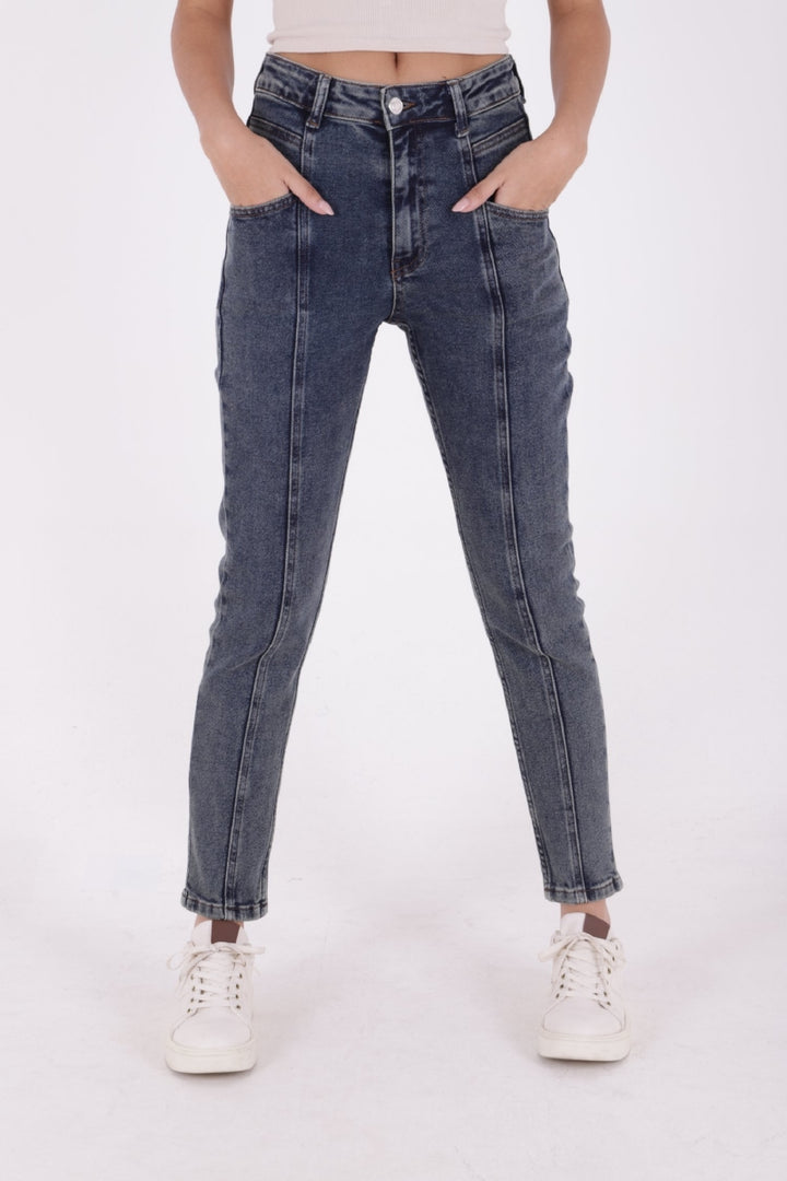 XLJ Front Split Mom Fit Jeans - Vlissingen