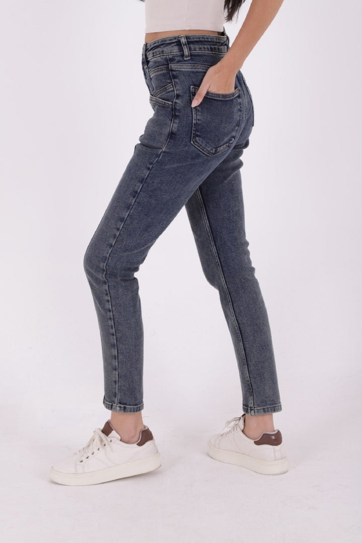 XLJ Front Split Mom Fit Jeans - Vlissingen