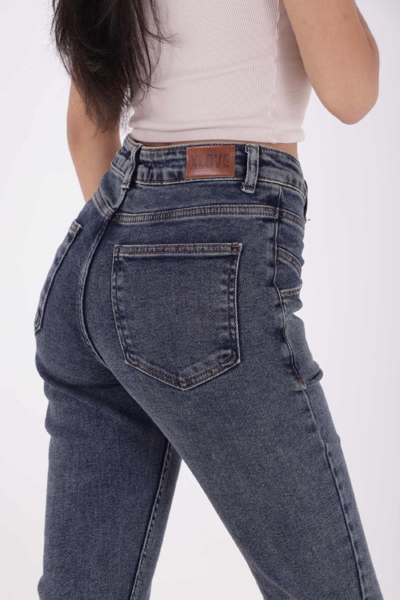 XLJ Front Split Mom Fit Jeans - Vlissingen