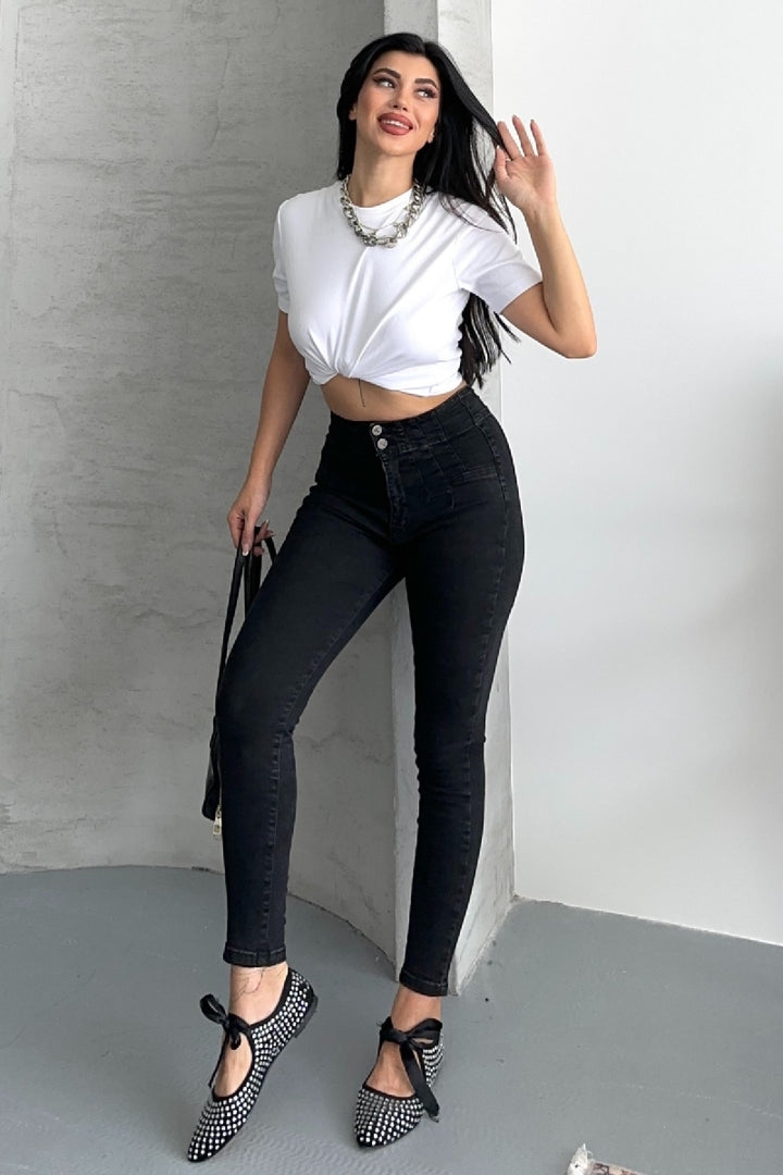XLJ Skinny Jean with Dart Detail - Brighton