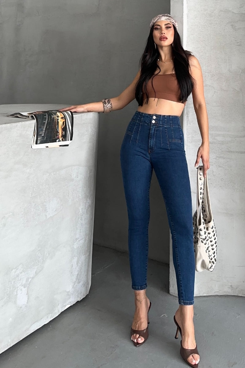 XLJ Skinny Jean with Dart Detail - Hereford