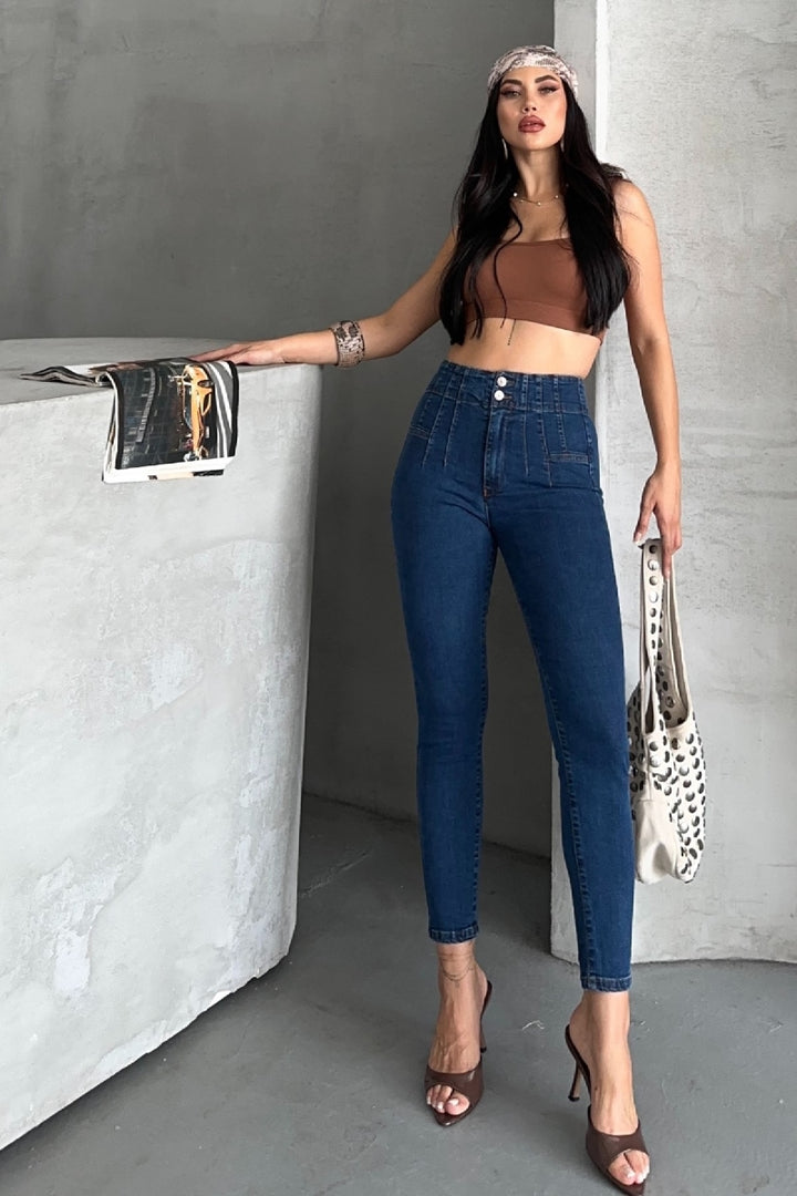 XLJ Skinny Jean with Dart Detail - Hereford