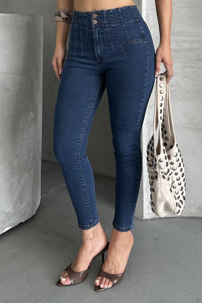 XLJ Skinny Jean with Dart Detail - Hereford