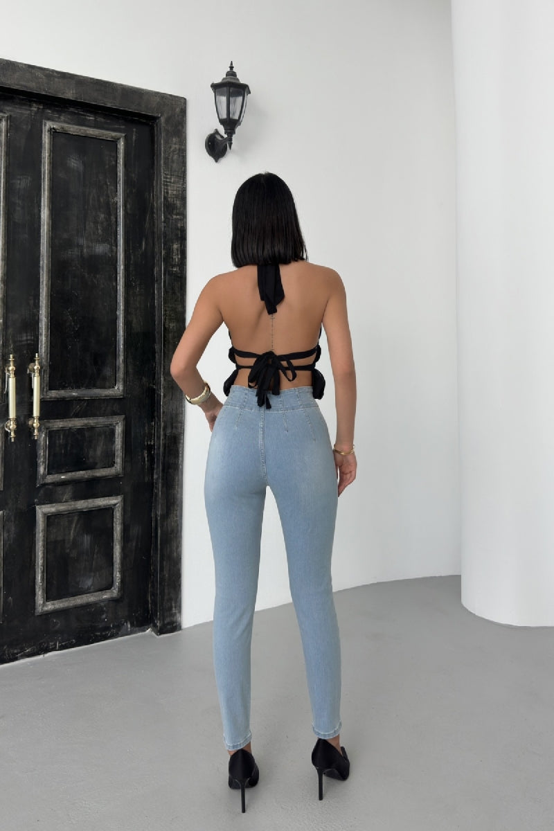 XLJ Skinny Jean with Dart Detail - Erkrath