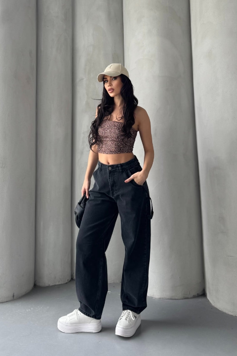 XLJ Baggy Jean with Dart Detail  - Lida
