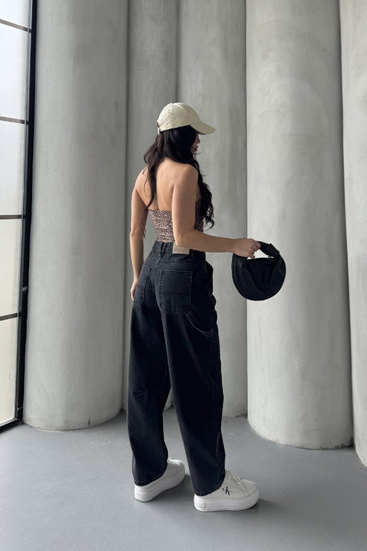 XLJ Baggy Jean with Dart Detail  - Lida