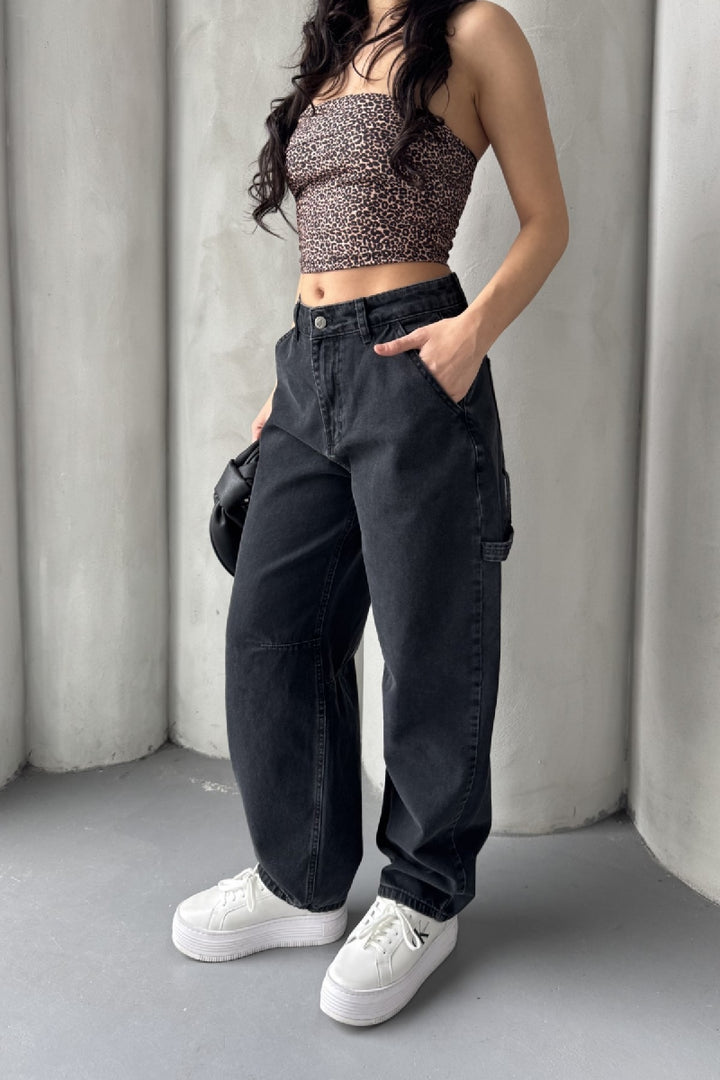 XLJ Baggy Jean with Dart Detail  - Lida