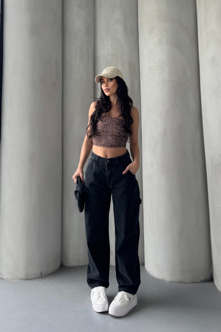 XLJ Baggy Jean with Dart Detail  - Lida