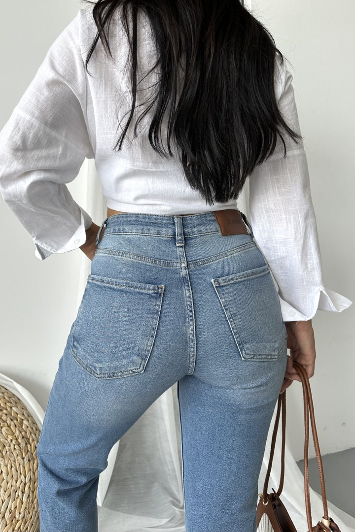 XLJ Seamless Mom Jeans - Oviedo