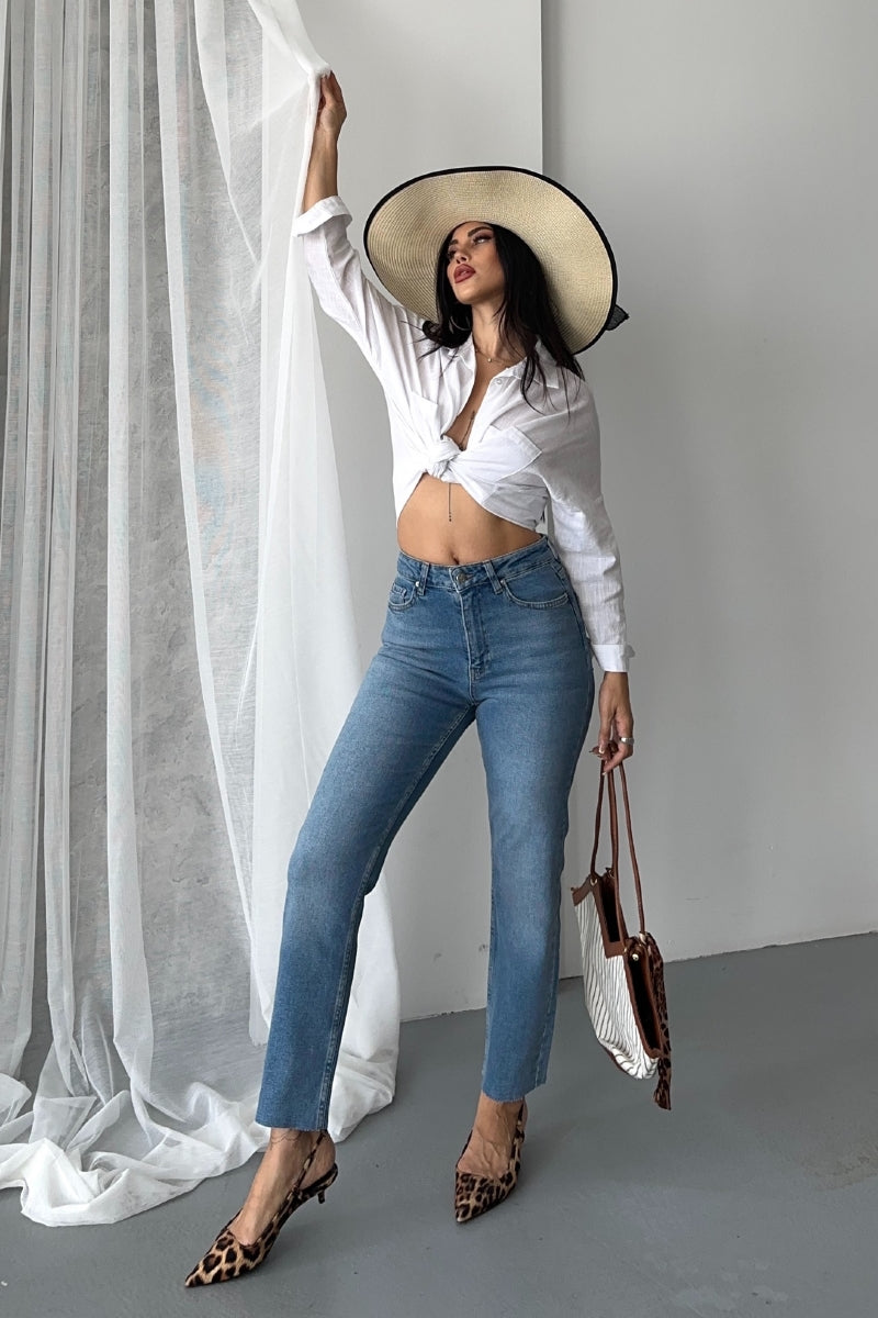 XLJ Seamless Mom Jeans - Oviedo