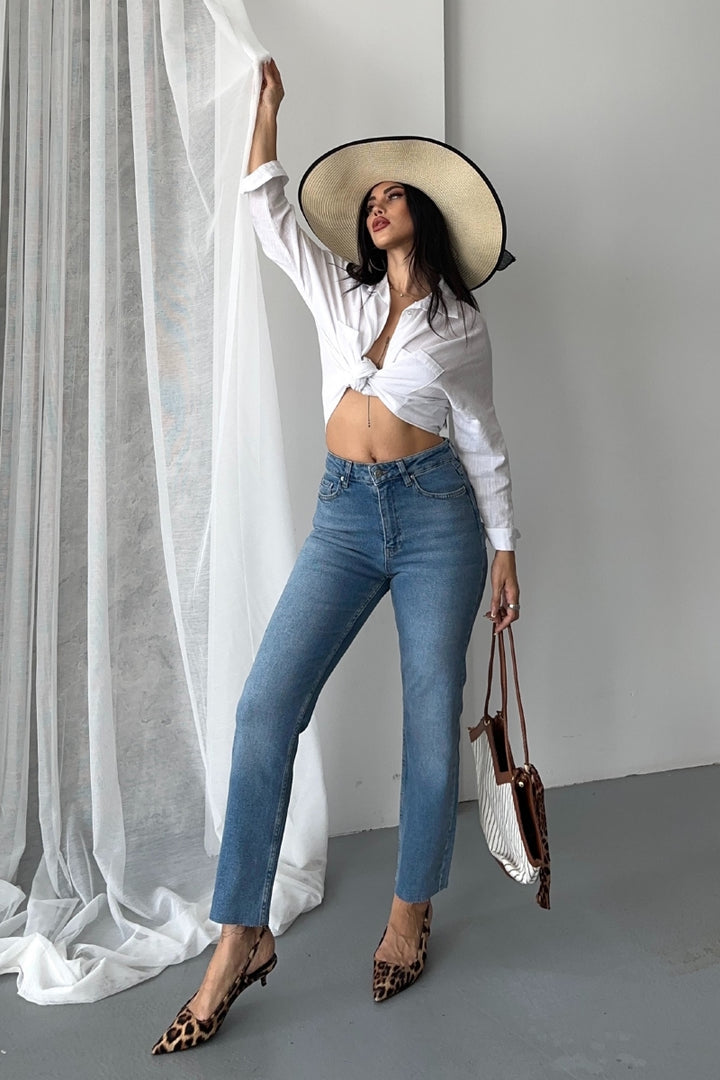 XLJ Seamless Mom Jeans - Oviedo