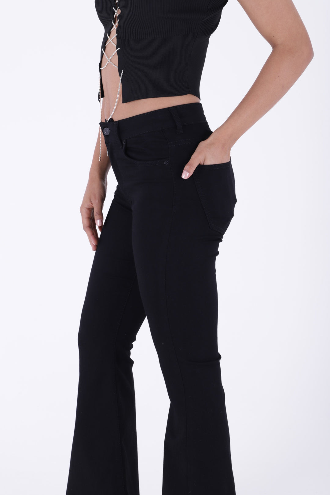 XLJ Wide Leg Flared Jean Mixed - Stow