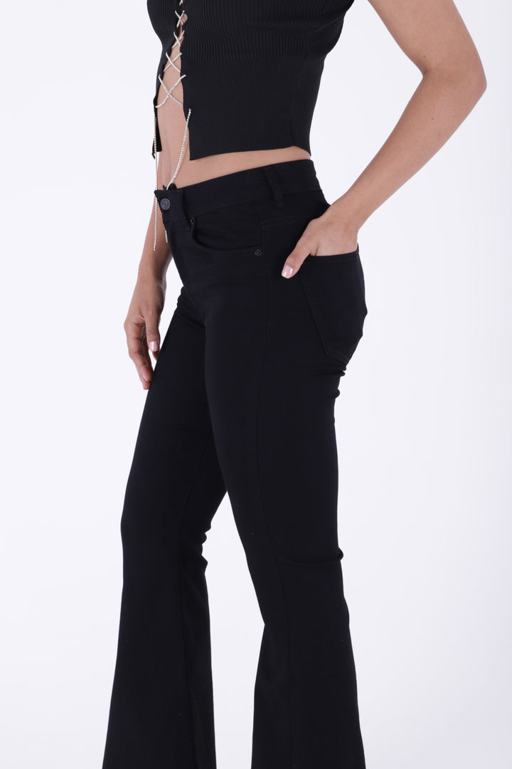 XLJ Wide Leg Flared Jean Mixed - Stow