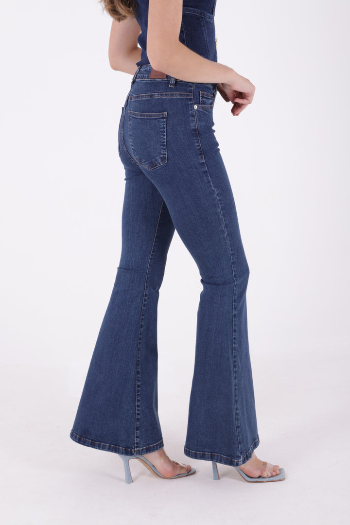 XLJ Wide Leg Flared Jean Mixed - Caldas da Rainha