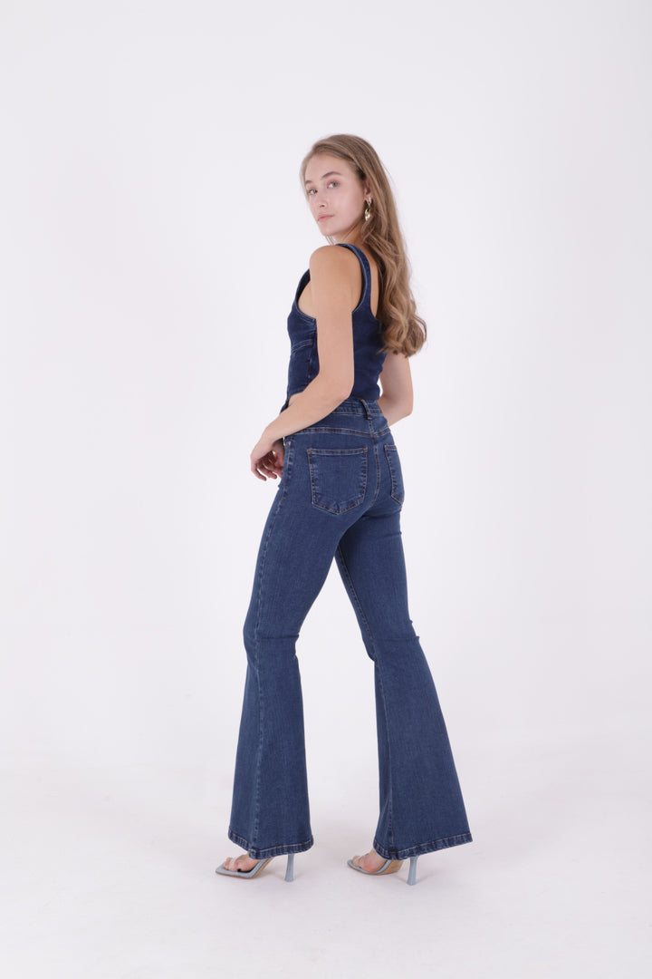 XLJ Wide Leg Flared Jean Mixed - Caldas da Rainha