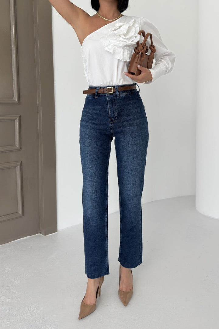 XLJ Palazzo Jeans with Pocket Detail - Bünde