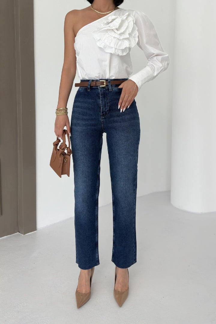 XLJ Palazzo Jeans with Pocket Detail - Bünde