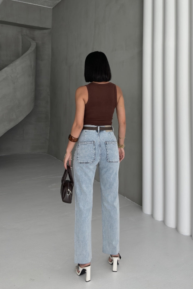 XLJ Palazzo Jeans with Pocket Detail - Neuwied