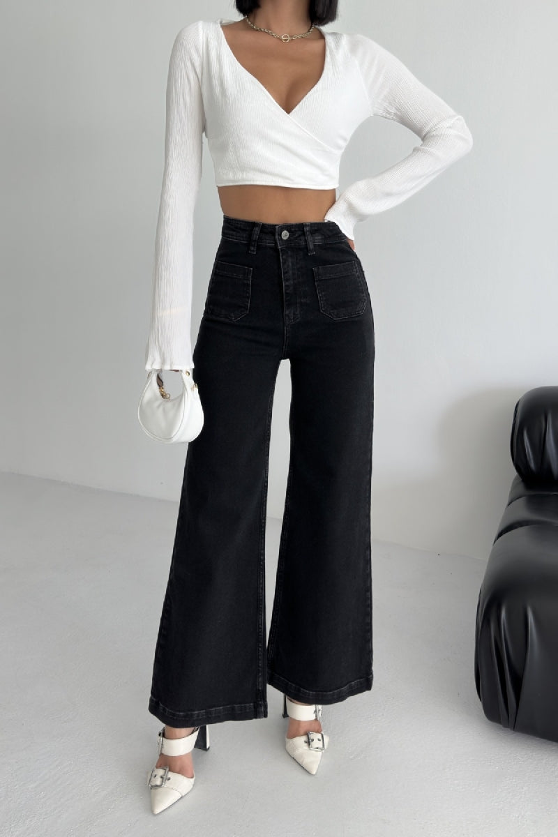 XLJ Front Pocket Detailed Jean - Caledon