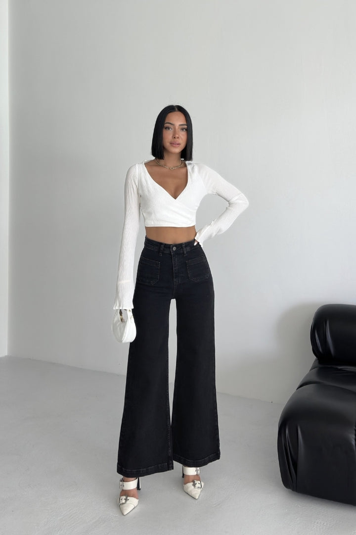 XLJ Front Pocket Detailed Jean - Caledon