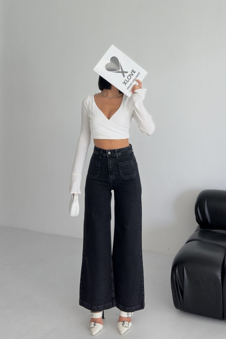 XLJ Front Pocket Detailed Jean - Caledon