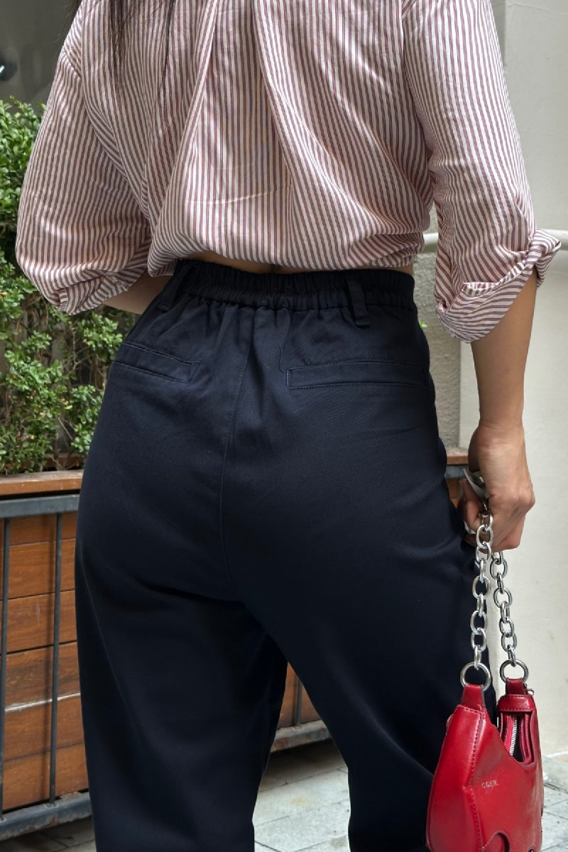 XLJ Elasticated Waist Carrot Pants - Kennewick