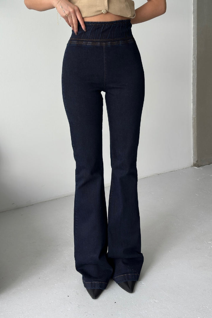 XLJ Elastic Waist Tight Pants Mixed - Encarnación de Díaz
