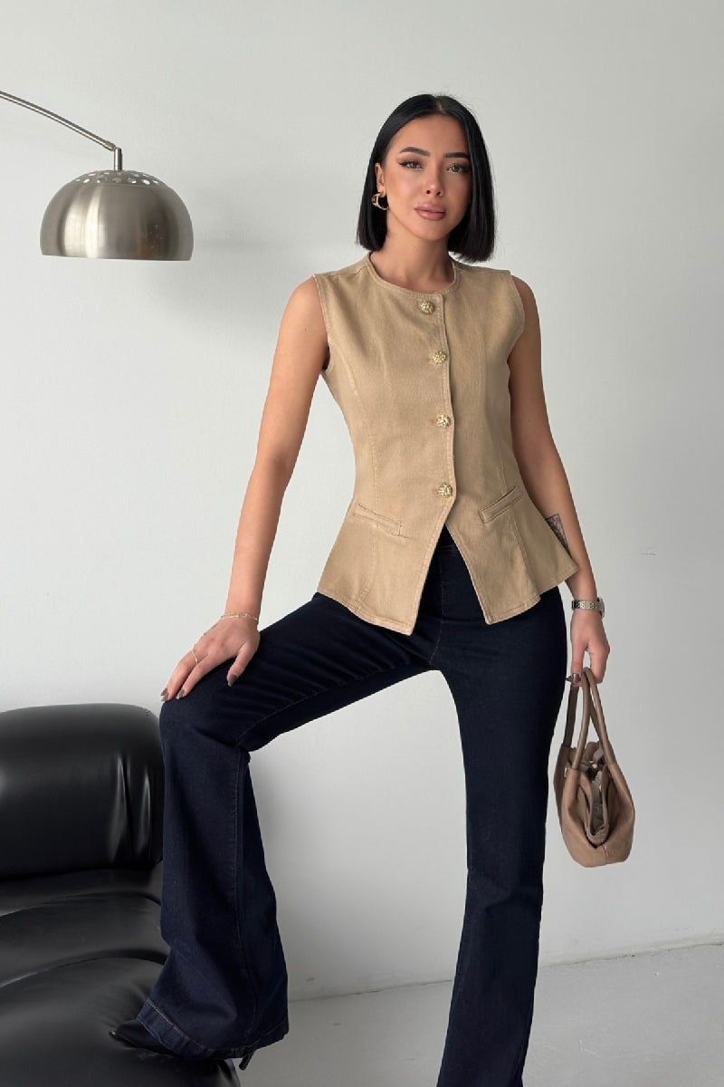 XLJ Elastic Waist Tight Pants Mixed - Encarnación de Díaz