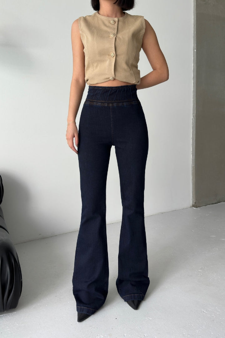 XLJ Elastic Waist Tight Pants Mixed - Encarnación de Díaz