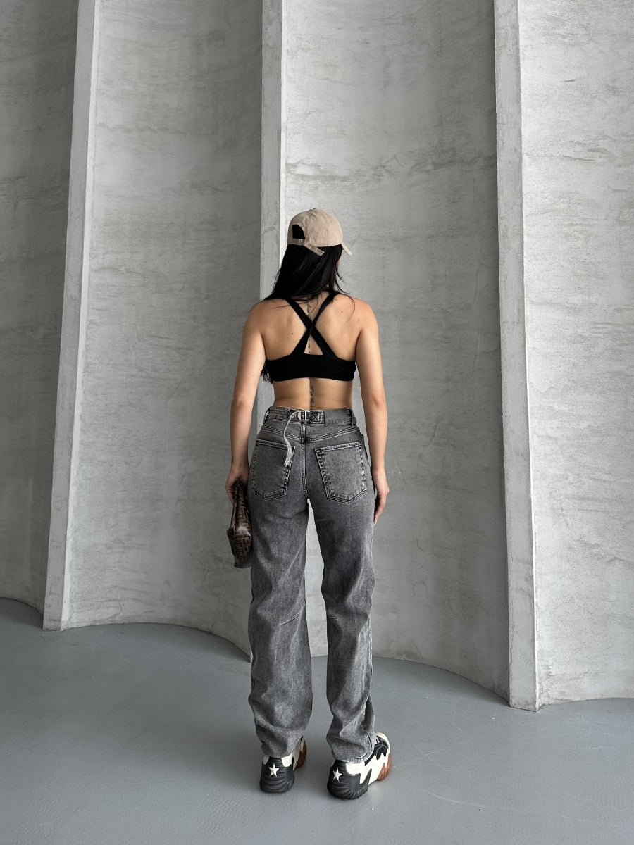 XLJ Baggy Jeans with Dart Detail on Legs Mixed - Suffolk