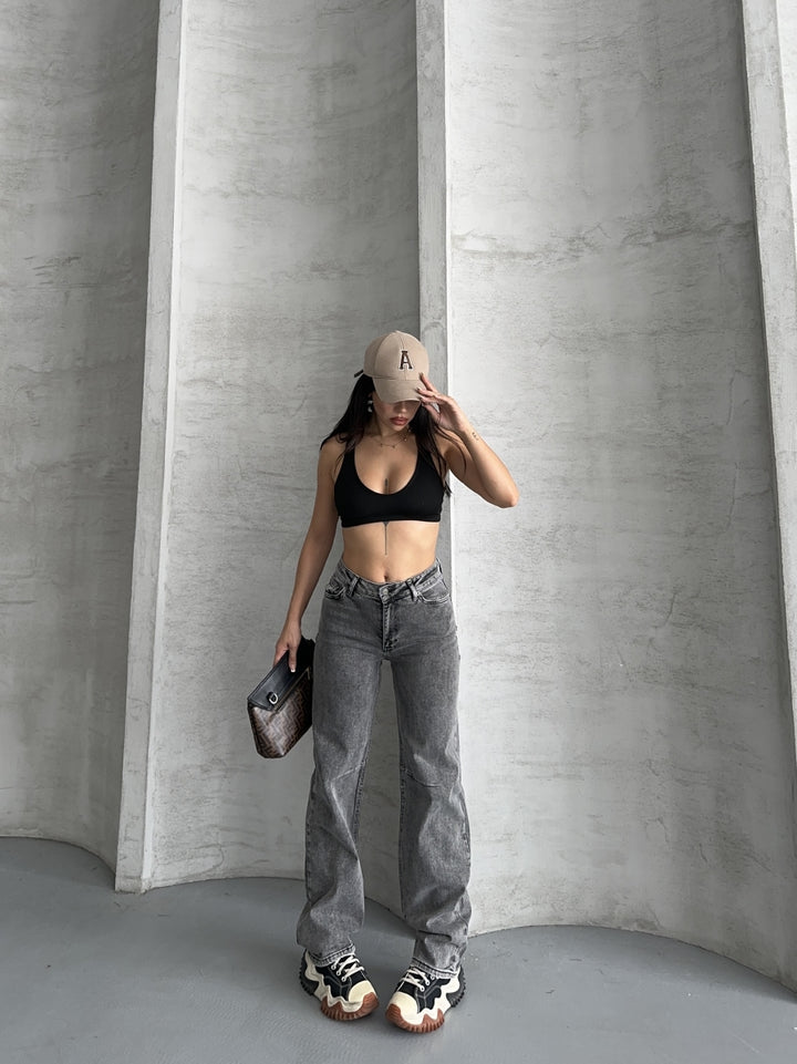 XLJ Baggy Jeans with Dart Detail on Legs Mixed - Suffolk