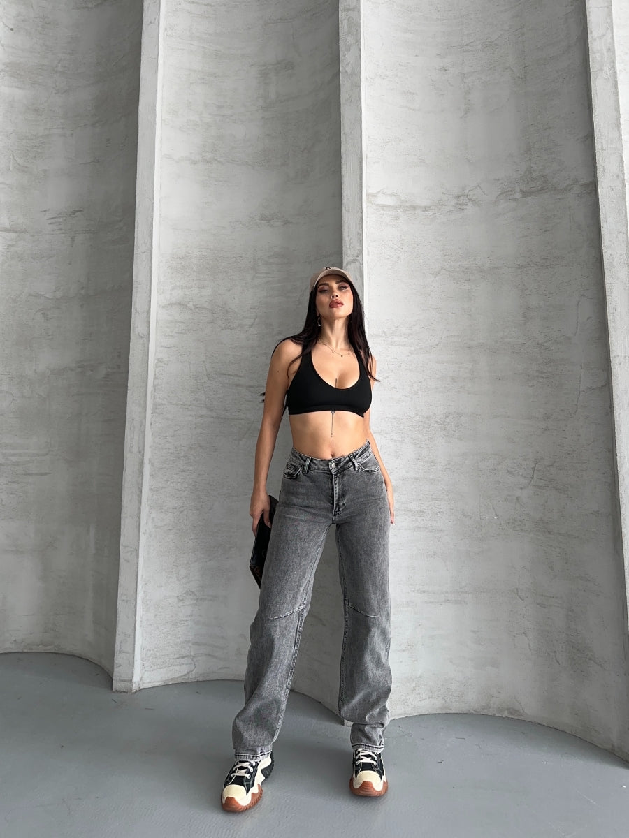 XLJ Baggy Jeans with Dart Detail on Legs Mixed - Suffolk