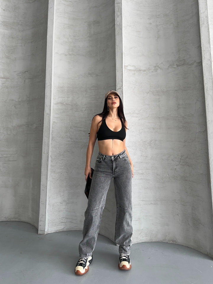 XLJ Baggy Jeans with Dart Detail on Legs Mixed - Suffolk