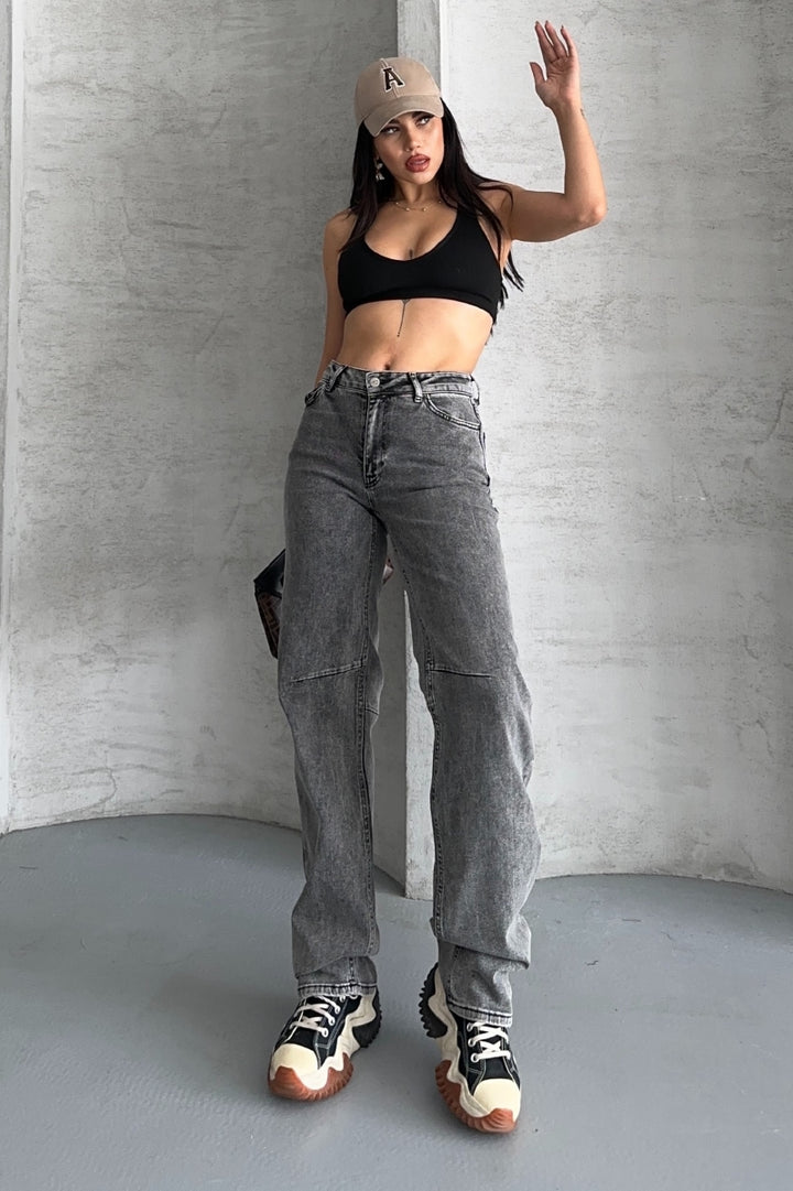 XLJ Baggy Jeans with Dart Detail on Legs Mixed - Suffolk
