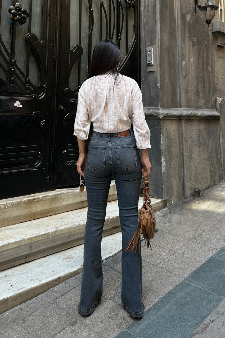 XLJ Zippered Leg Jeans - Spring Hill