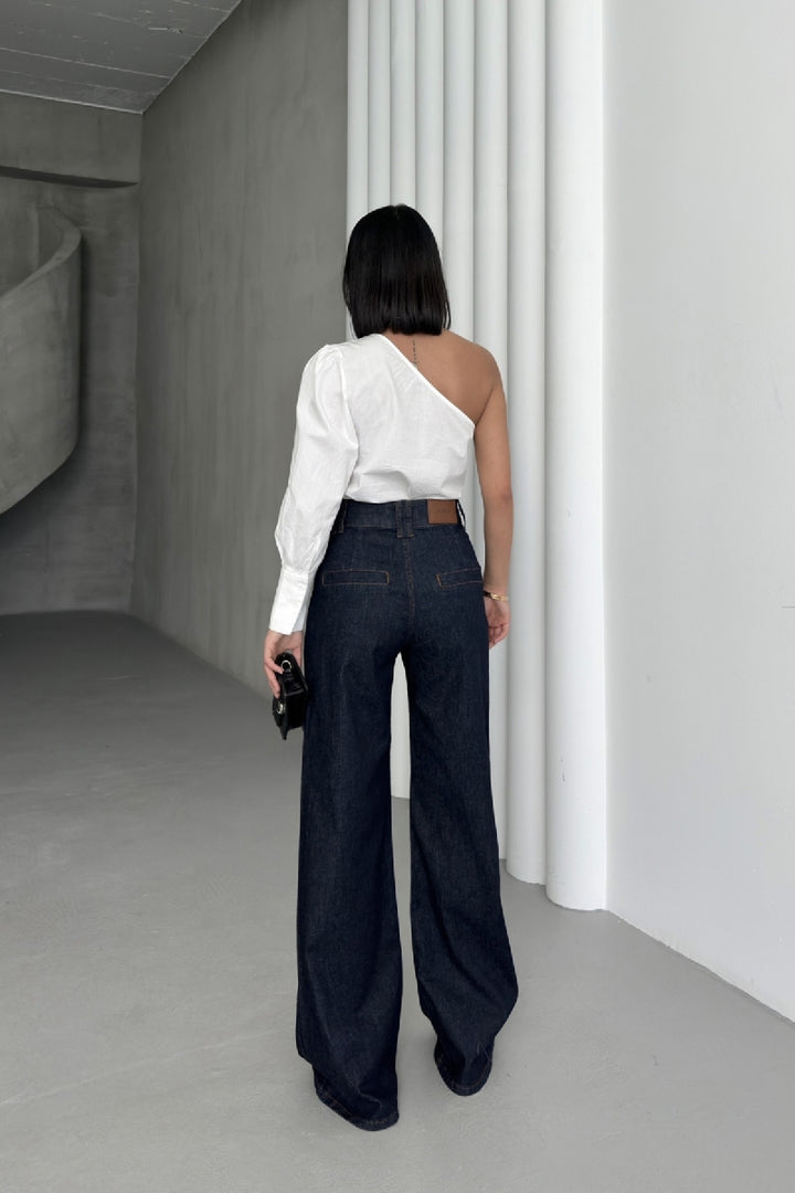 XLJ Palazzo Jeans with Dart Details Mixed - Lauderdale Lakes