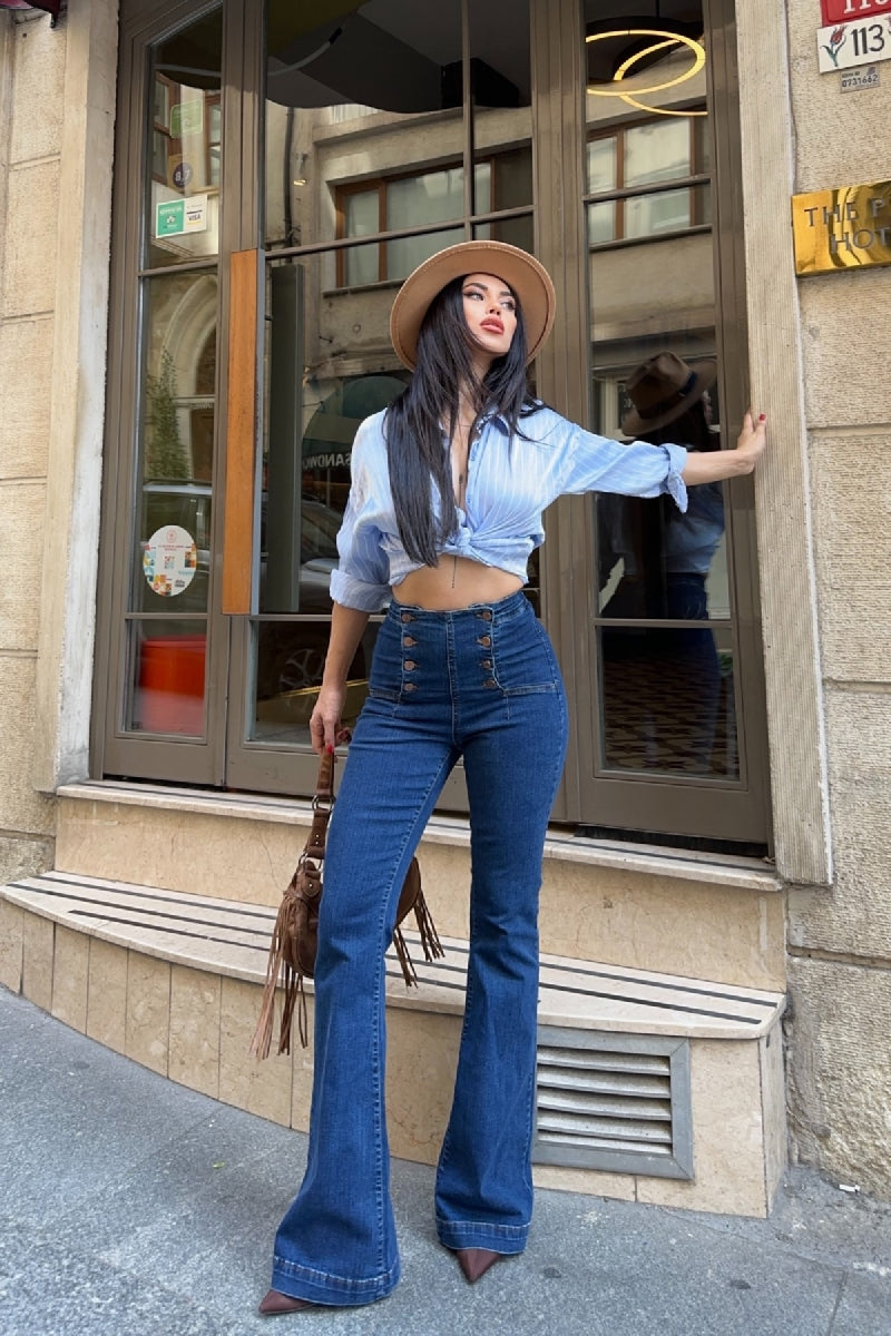 XLJ Jeans Eight Buttons in Front - Oviedo