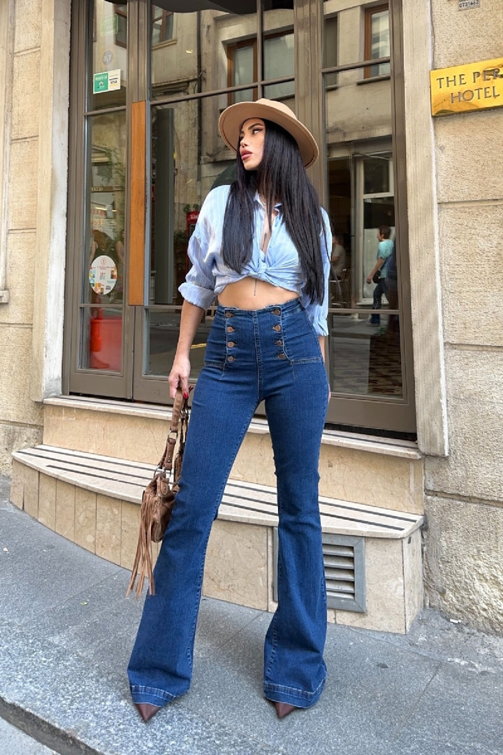 XLJ Jeans Eight Buttons in Front - Oviedo