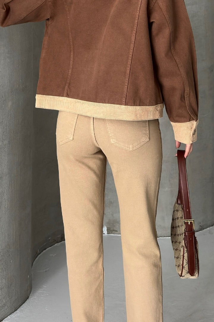 XLJ Stripe Detailed Mom Jeans - Ciudad de Ceuta