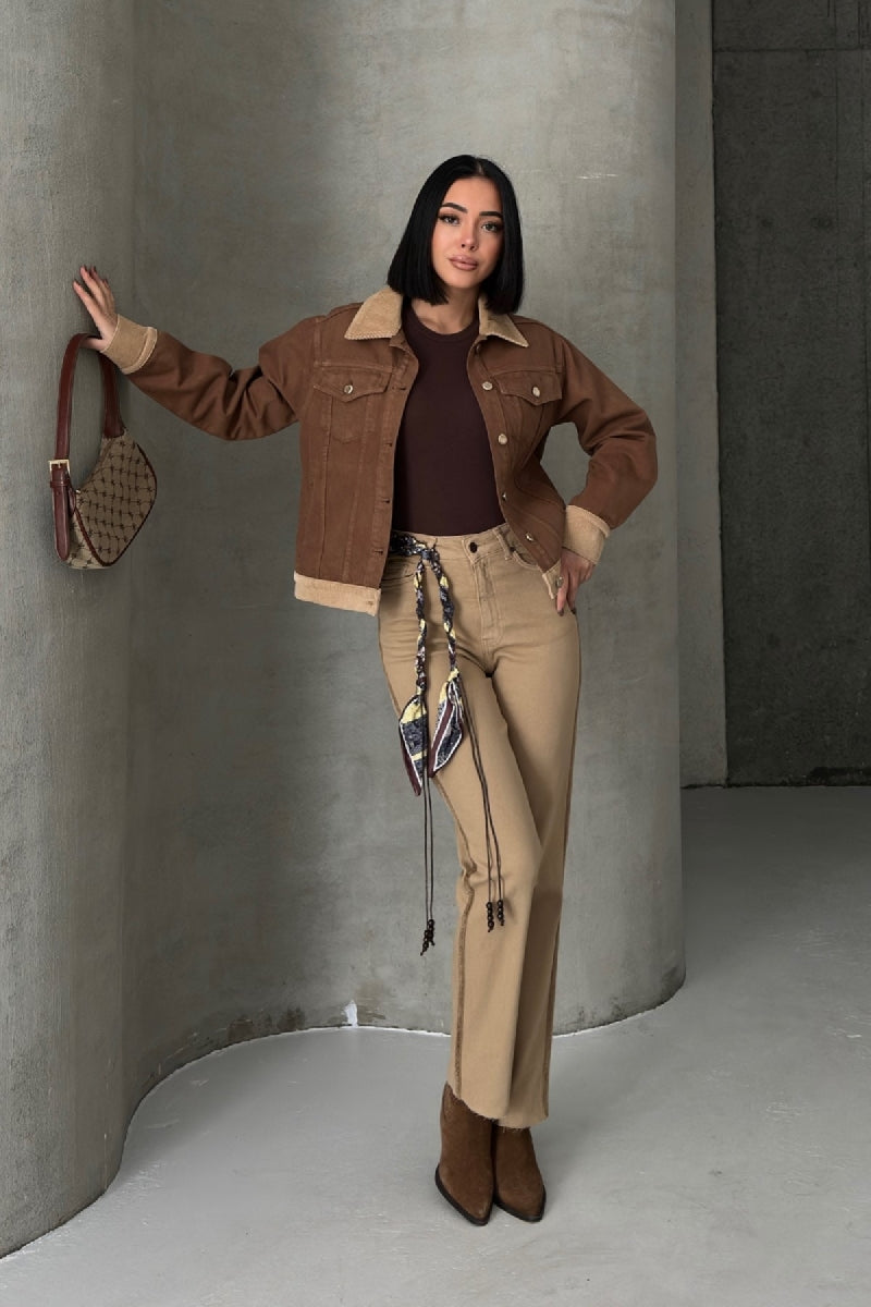 XLJ Stripe Detailed Mom Jeans - Ciudad de Ceuta