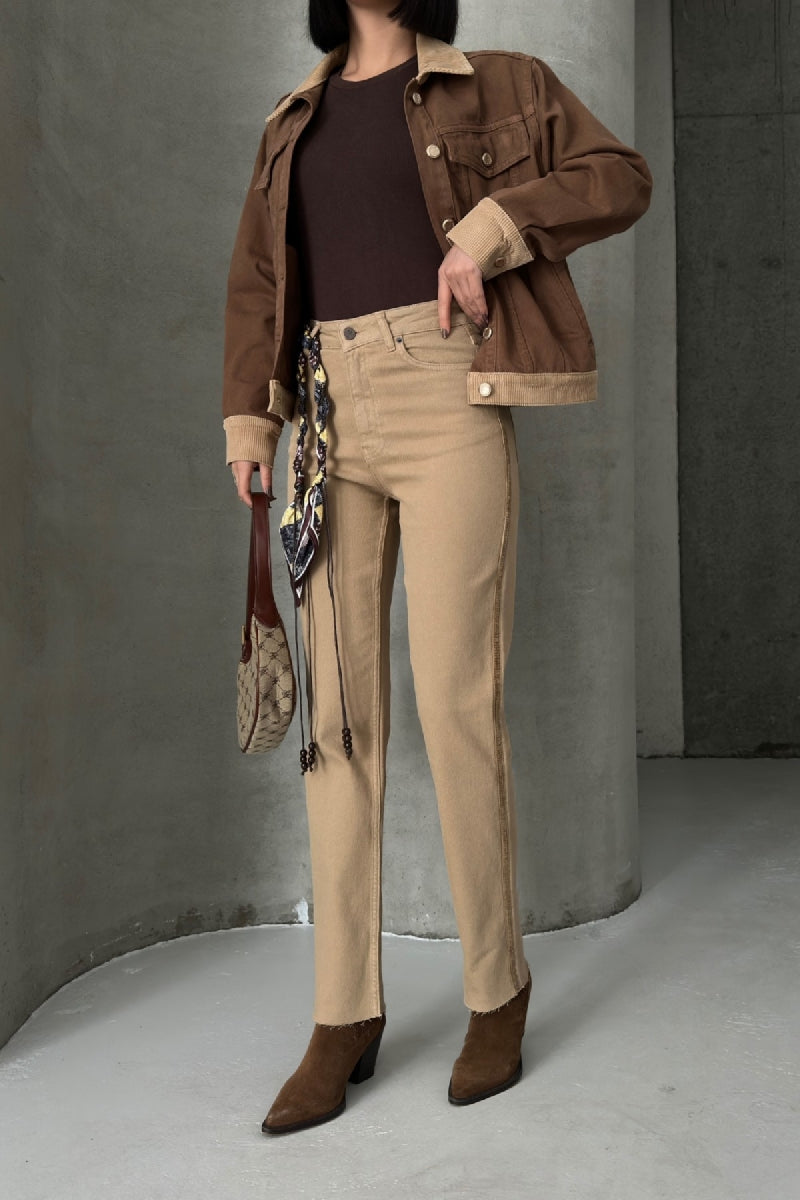 XLJ Stripe Detailed Mom Jeans - Ciudad de Ceuta