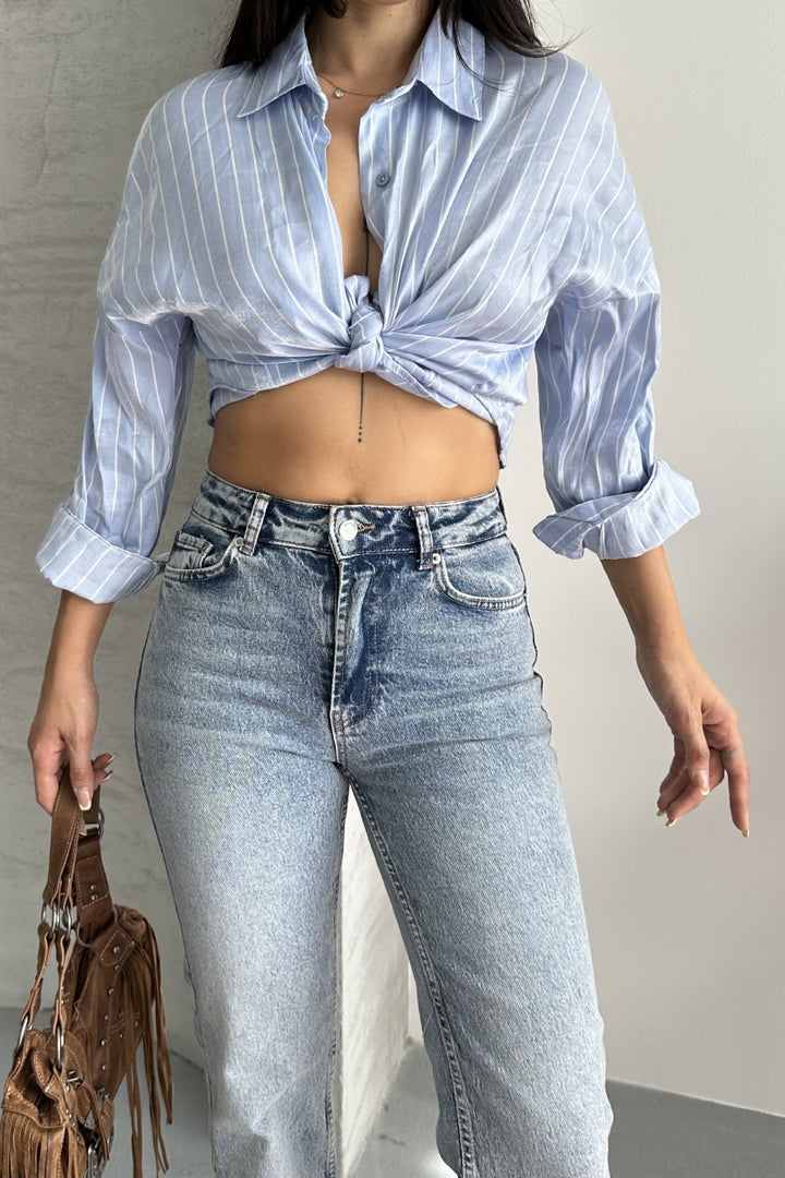 XLJ Straight Leg High Waist Jean - Nizhyn