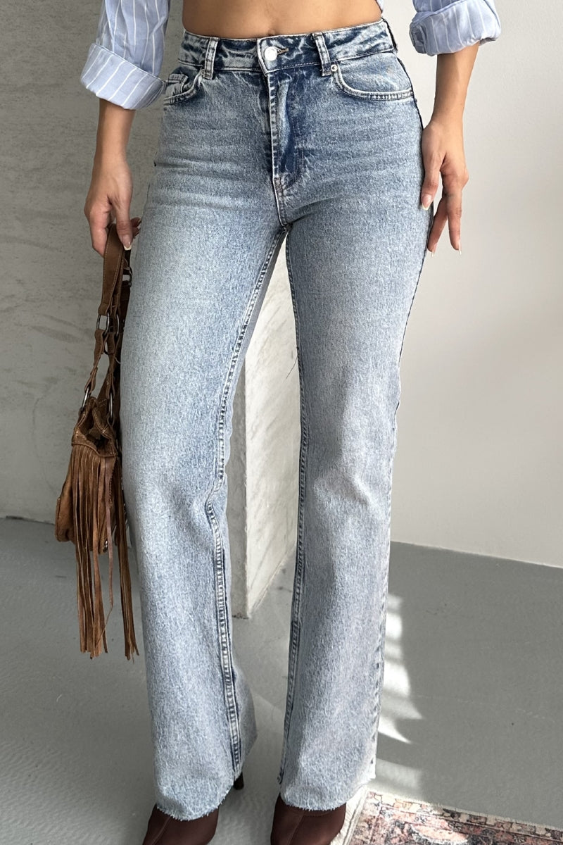 XLJ Straight Leg High Waist Jean - Nizhyn