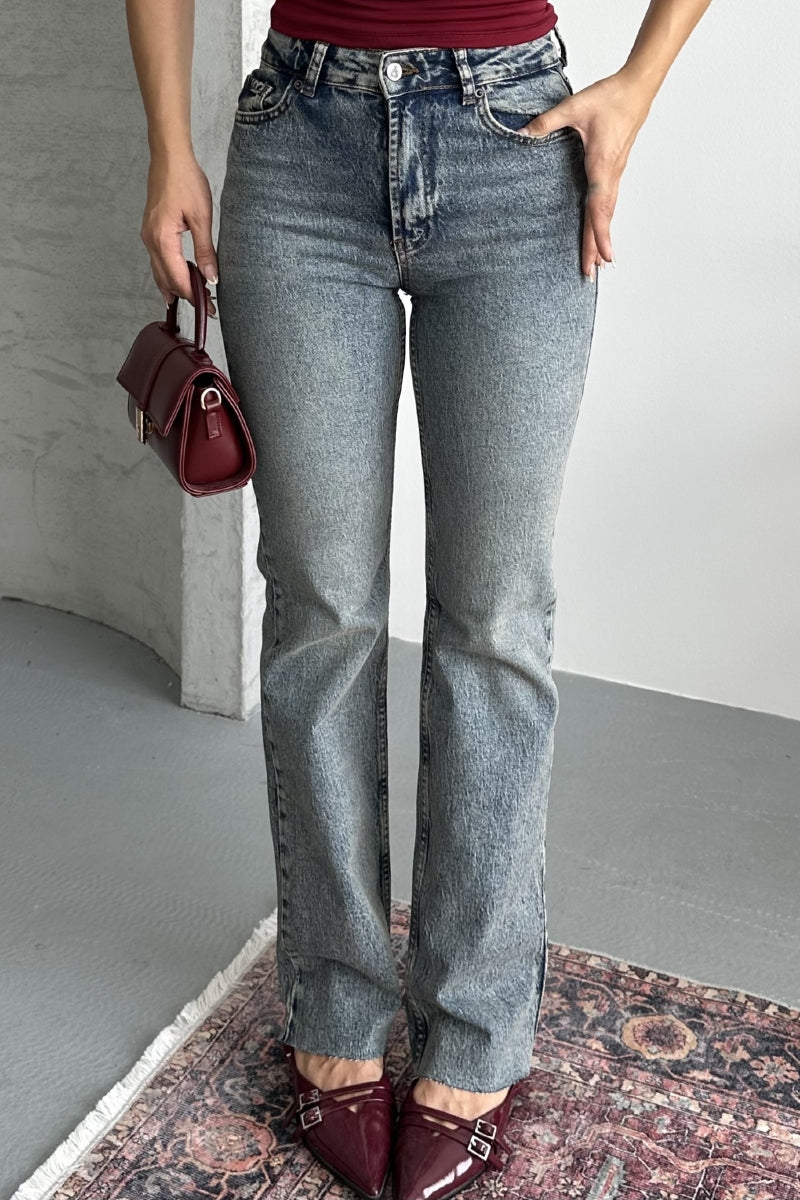 XLJ Straight Leg High Waist Jean - South Shields