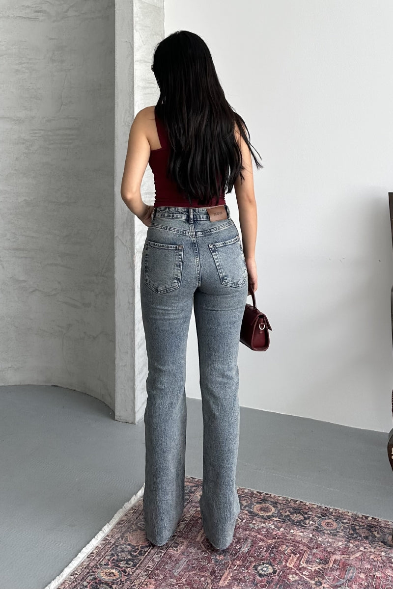 XLJ Straight Leg High Waist Jean - South Shields