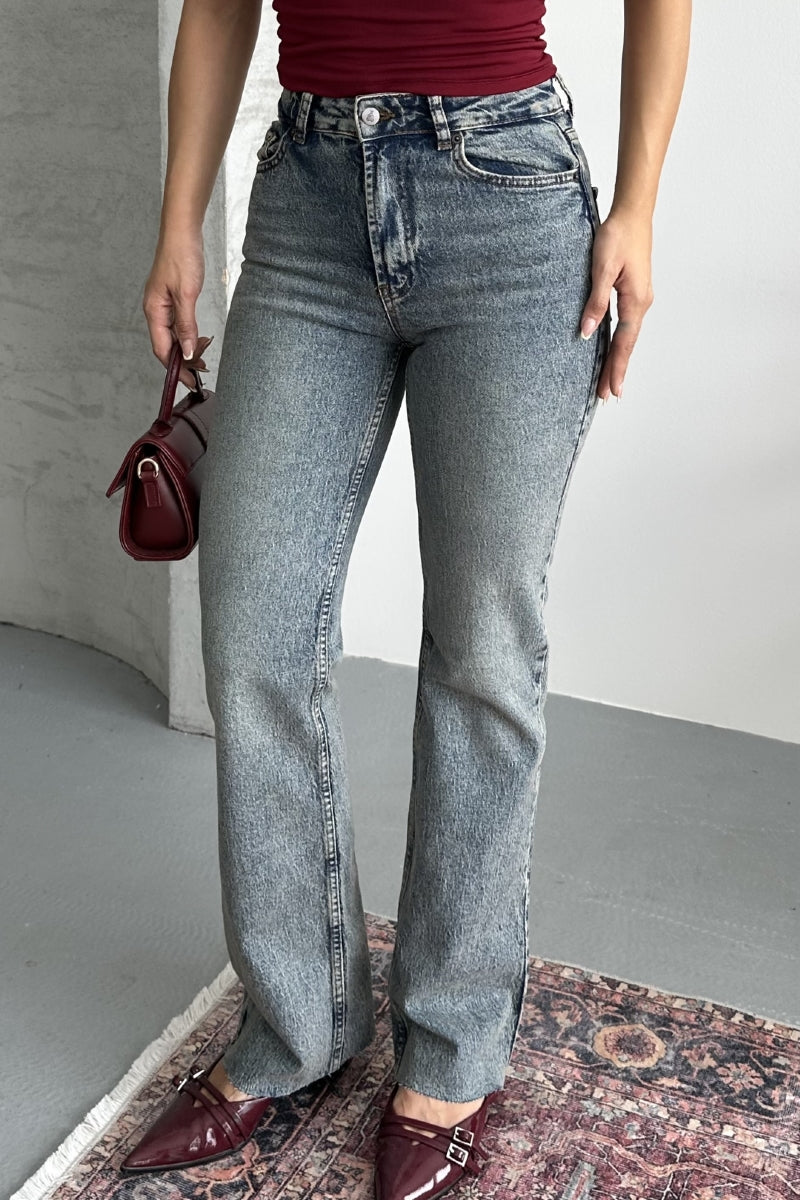 XLJ Straight Leg High Waist Jean - South Shields