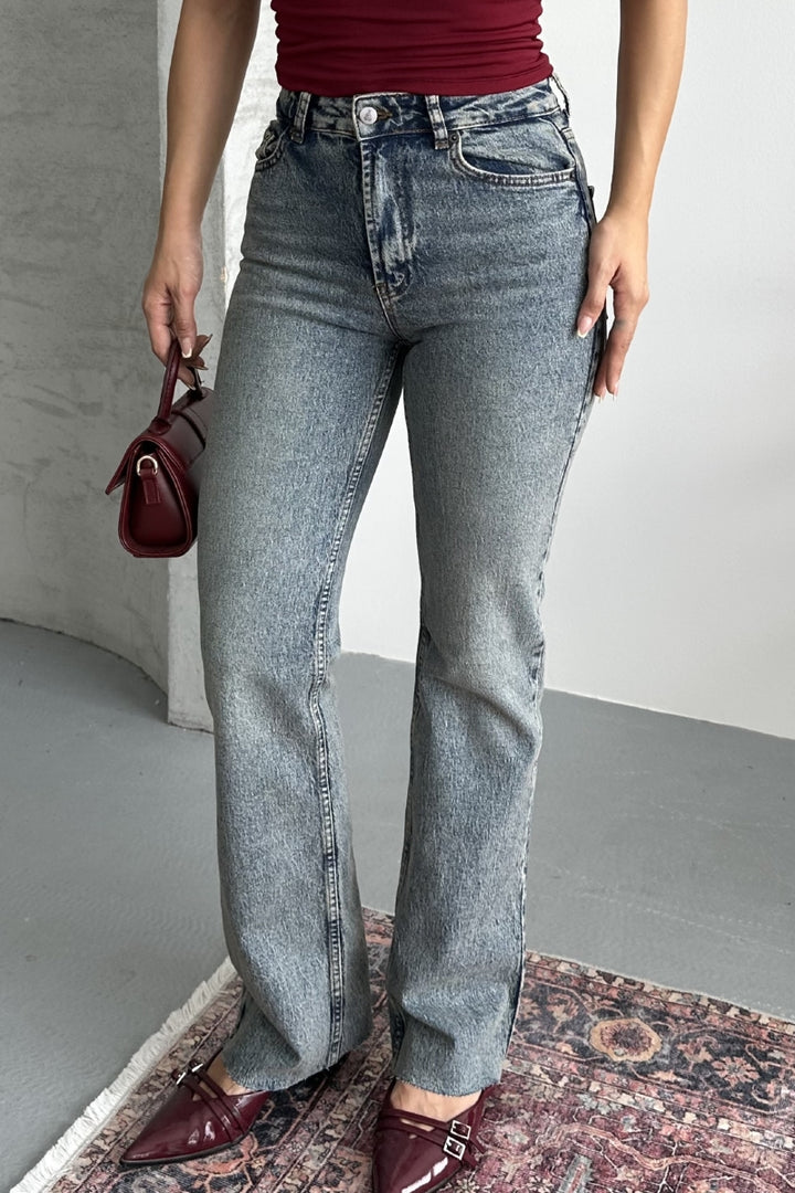 XLJ Straight Leg High Waist Jean - South Shields