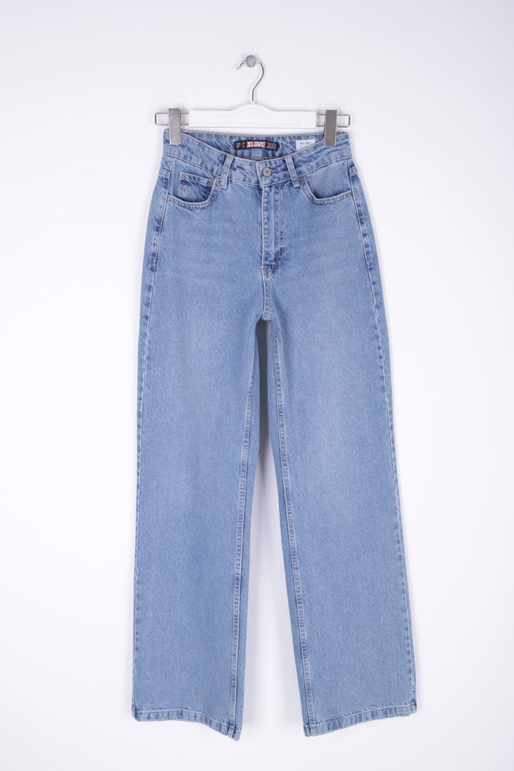 XLJ Wide Leg High Waisted Relaxed Jean Mixed - Danville