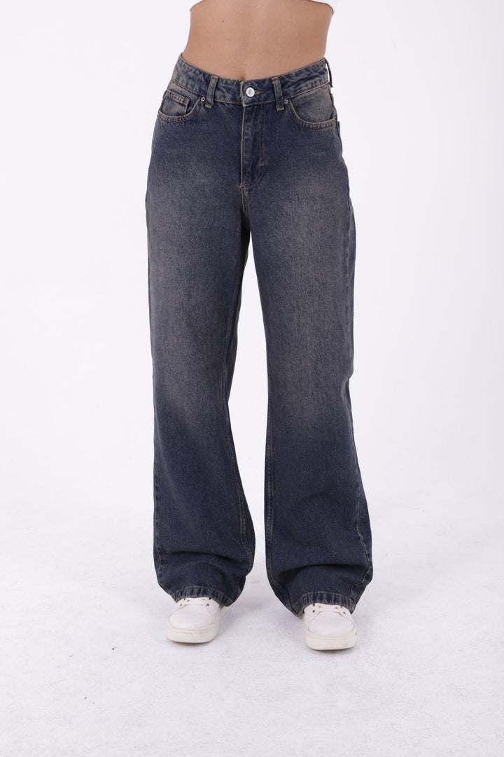 XLJ Wide Leg High Waisted Relaxed Jean Mixed - Haverhill
