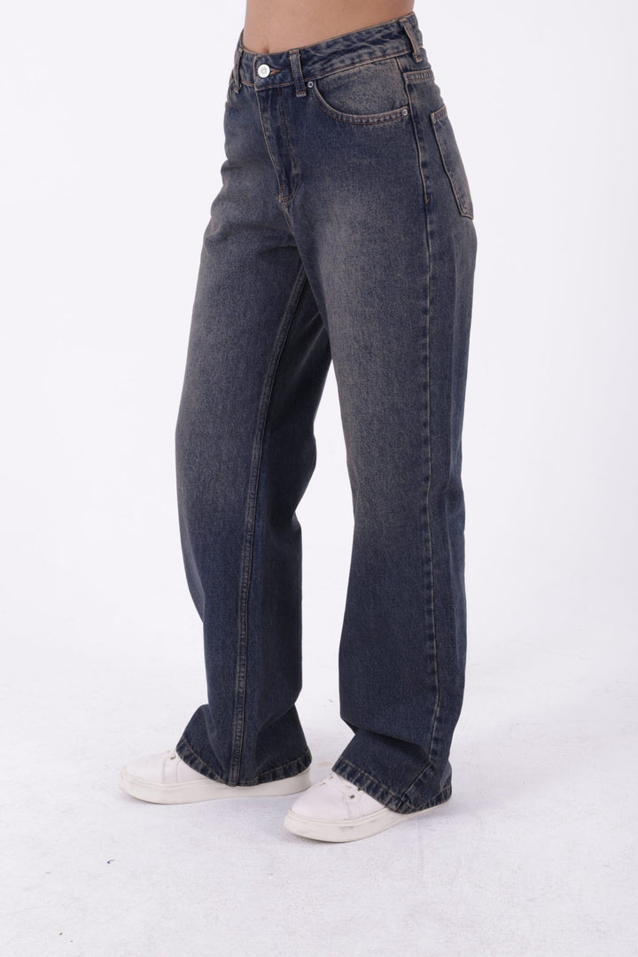 XLJ Wide Leg High Waisted Relaxed Jean Mixed - Haverhill